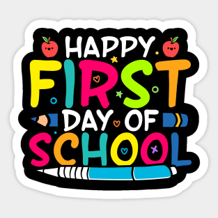 Happy 1st Day of School Sticker